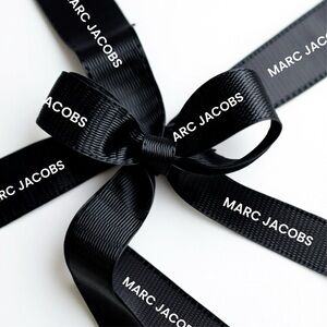 Marc Jacobs | Gift Wrap Black & White Grosgrain Branded Ribbon